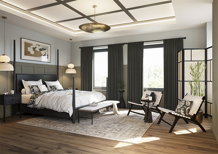 Wexley, Black Ink - Made to Measure Curtains - Image 7